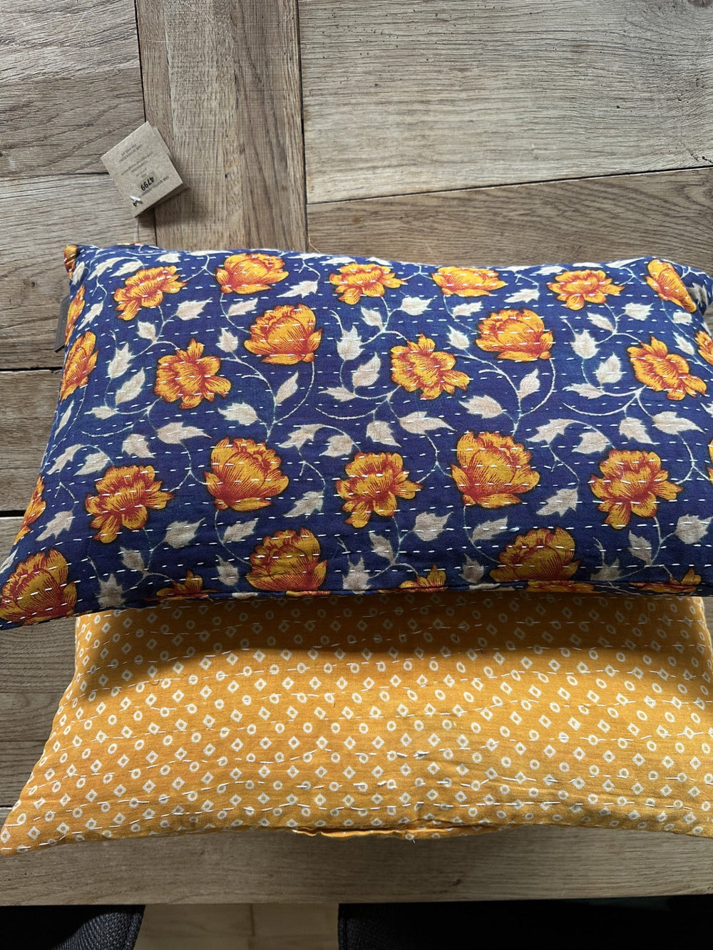 Kantha Duo 16 – 2 Sari pudebetræk 30×50 – Quote Copenhagen