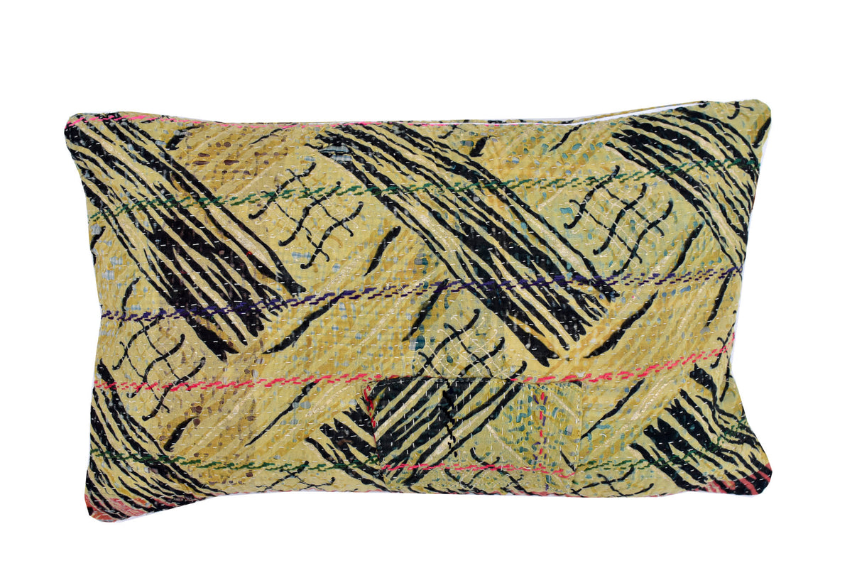 Sari-Kissenbezug 30x50 – Lila & Gold – Quote Copenhagen Aps