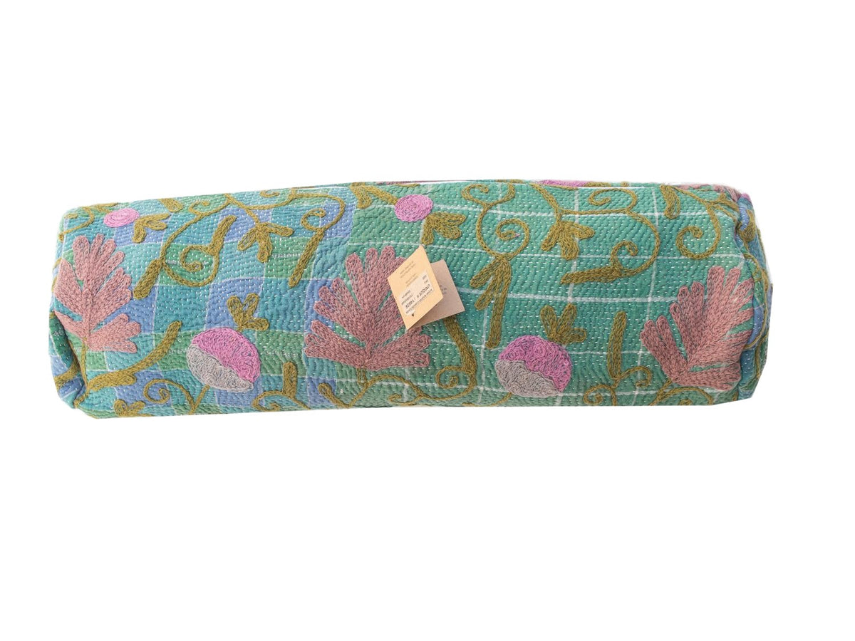 Suzani Nackenrolle Kissenbezug Ø20x60