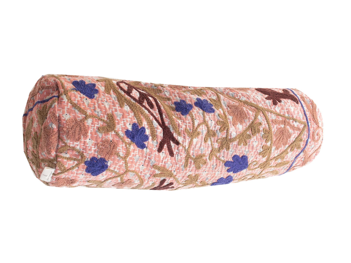 Suzani Bolster Cover Ø20x60