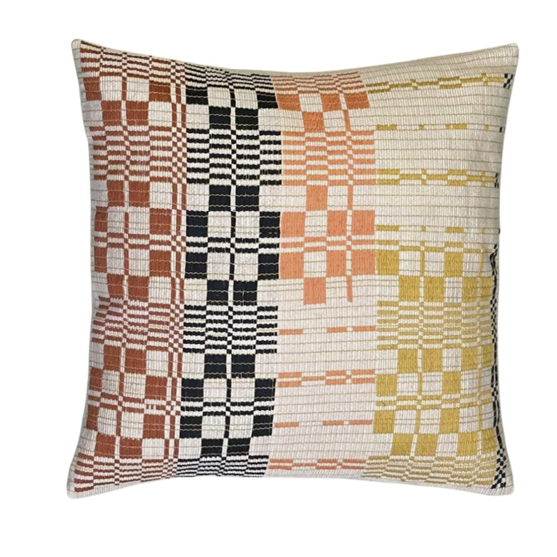 Handwoven cushion Peach Blossom 50x50