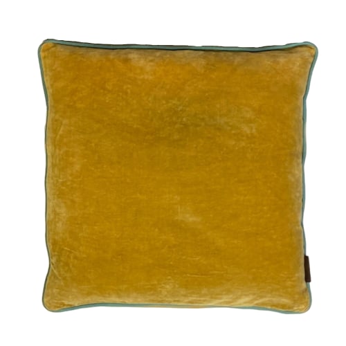Coussin en velours Harmonie Mellow Heaven.